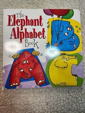 Kidsbooks The Elephant Alphabet Book Board Book Preschool Early Learning ABCs